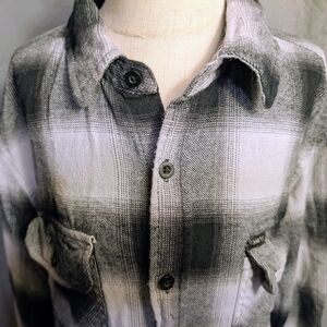Matix Monochrome Plaid Button Down Shirt